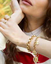 Load image into Gallery viewer, "AUDREY" LINK CHARM BRACELET