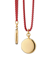 Load image into Gallery viewer, SLIM "QUINN" GOLD LOCKET NECKLACE