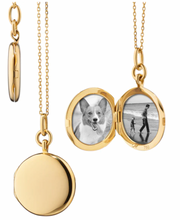 Load image into Gallery viewer, SLIM "QUINN" GOLD LOCKET NECKLACE