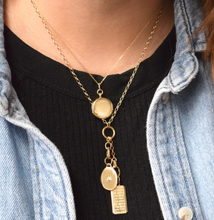 Load image into Gallery viewer, SLIM "QUINN" GOLD LOCKET NECKLACE