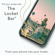 Load image into Gallery viewer, SLIM "QUINN" GOLD LOCKET NECKLACE