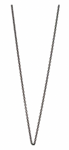 Load image into Gallery viewer, "Frankie" Delicate Black Steel Chain
