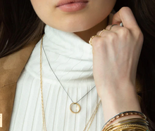 Load image into Gallery viewer, "Frankie" Delicate Black Steel Chain