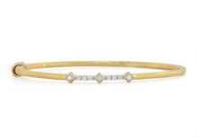 Load image into Gallery viewer, Triple Kite Lisse Pave Bangle