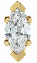 Load image into Gallery viewer, 1/2 CTW Marquise Diamond Earring