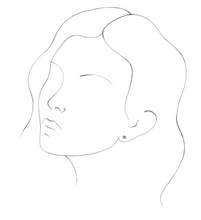 Load image into Gallery viewer, Natural White Opal Petite Star Earring
