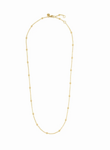 Load image into Gallery viewer, Solara Delicate Station Necklace - 24"