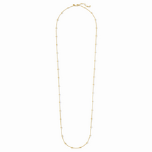 Load image into Gallery viewer, Solara Delicate Station Necklace - 43.5"