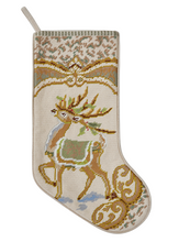 Load image into Gallery viewer, Reindeer Embroidered Stocking