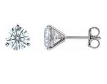 Load image into Gallery viewer, 2.43Ct Diamond Stud Earrings
