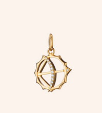 Load image into Gallery viewer, Mini "Strength" Apollo Necklace with Diamonds