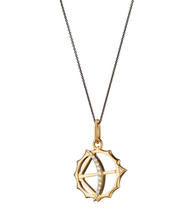 Load image into Gallery viewer, Mini "Strength" Apollo Necklace with Diamonds