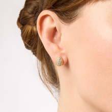 Load image into Gallery viewer, Pavé Teardrop Stud