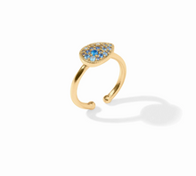 Load image into Gallery viewer, Pavé Teardrop Stacking Ring