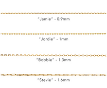 Load image into Gallery viewer, "Jordie" Delicate Ball Chain