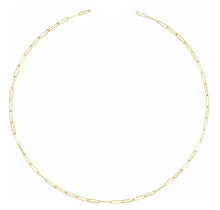 Load image into Gallery viewer, 14K Yellow Gold 2.1 mm Paperclip-Style 16" Chain