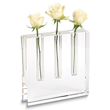 Load image into Gallery viewer, Crystal Three Bud Vase