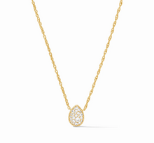Load image into Gallery viewer, Pavé Teardrop Delicate Necklace