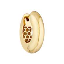Load image into Gallery viewer, Polished Round Hoop Earrings