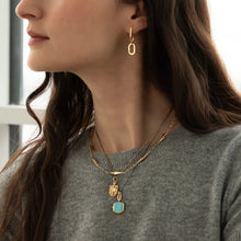 Load image into Gallery viewer, Turquoise Cushion Locket