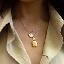 Load image into Gallery viewer, SLIM "BRITT" GOLD LOCKET NECKLACE